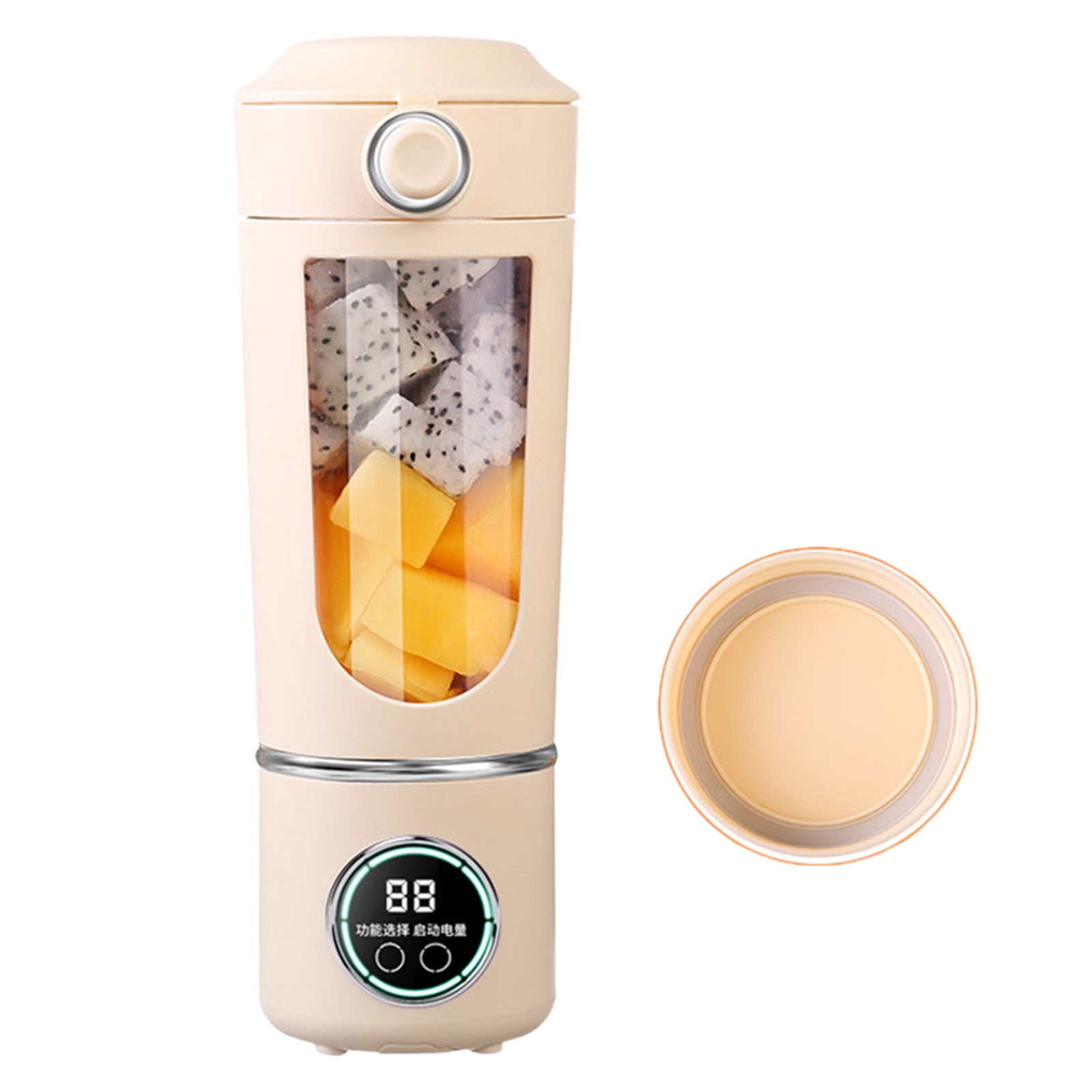 Portable Blender 700ml – USB Rechargeable Mini Juicer Cup with Type-C, Upgraded Motor, Personal Smoothie Maker for Travel, Home Use, BPA-Free Easy Clean