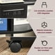 thumbnail image 4 of Buró con Ruedas Negro Madera Homemake Furniture, 4 of 7