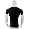 thumbnail image 6 of MRX Men’s Compression Shirts Athletic Gym training Workout Half Sleeve Black L, 6 of 7