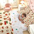 thumbnail image 5 of Manfei Rustic Western Christmas 7-Piece Twin Bedding,Farmhouse Horse Bull Skull Bedding Comforter Set,Yellow Orange,Christmas Reversible, 5 of 6