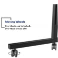 thumbnail image 3 of Garvee Small Standing Desk Adjustable Height Mobile Computer Desk for Small Space, Adjustable Height Rolling Work Table, Portable Standing Writing Table with Wheels for Home Office Study Bedroom, 3 of 8