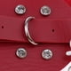 thumbnail image 5 of Cinturón de arnés Macarena Estilo Punk Gótico de Cuero PU Rojo, 5 of 8