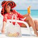 thumbnail image 4 of Bolso de paja hecho a mano, bolso de viaje para playa, bolso de red de pesca, bolso de compras tejido para mujer, 4 of 5