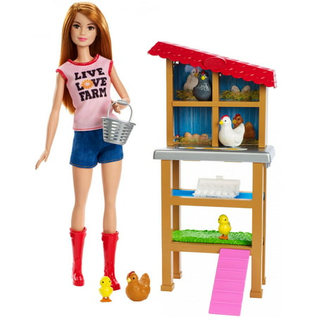 Barbie Careers Chicken Farmer Doll & Chicken Coop (Best Careers For Esfj)