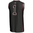 thumbnail image 3 of Unisex GameDay Greats #1 Black South Carolina Gamecocks Lightweight Basketball Jersey, 3 of 4