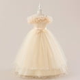 thumbnail image 4 of Flower Girls Tulle Dress - Cute Bow Tutu Dresses Bridesmaid Pageant Gown Birthday Party Dress, 4 of 5