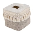thumbnail image 3 of Funda para caja de pañuelos estilo boho, soporte para pañuelos decorativo y elegante tejido a mano. Estilo D, 3 of 8