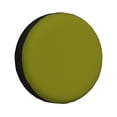 thumbnail image 1 of Fotbe Olive Funda de Llanta de Repuesto con Estampado, Engrosada, Ajuste Universal para Jeep, Remolque, RV, SUV, Camión-16 inch, 1 of 6
