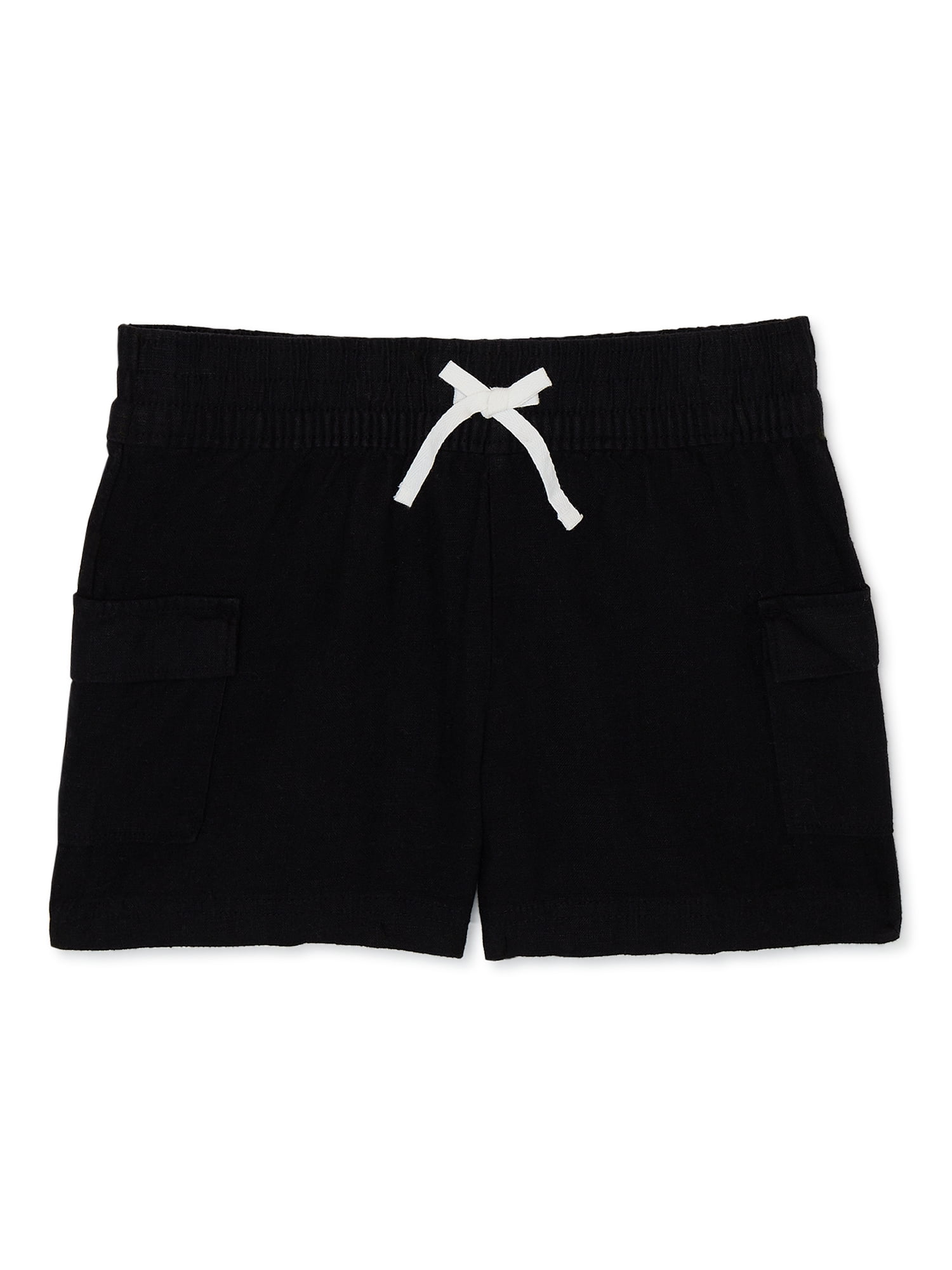 Wonder Nation Girls Pull-On Shorts, Sizes 4-18 & Plus