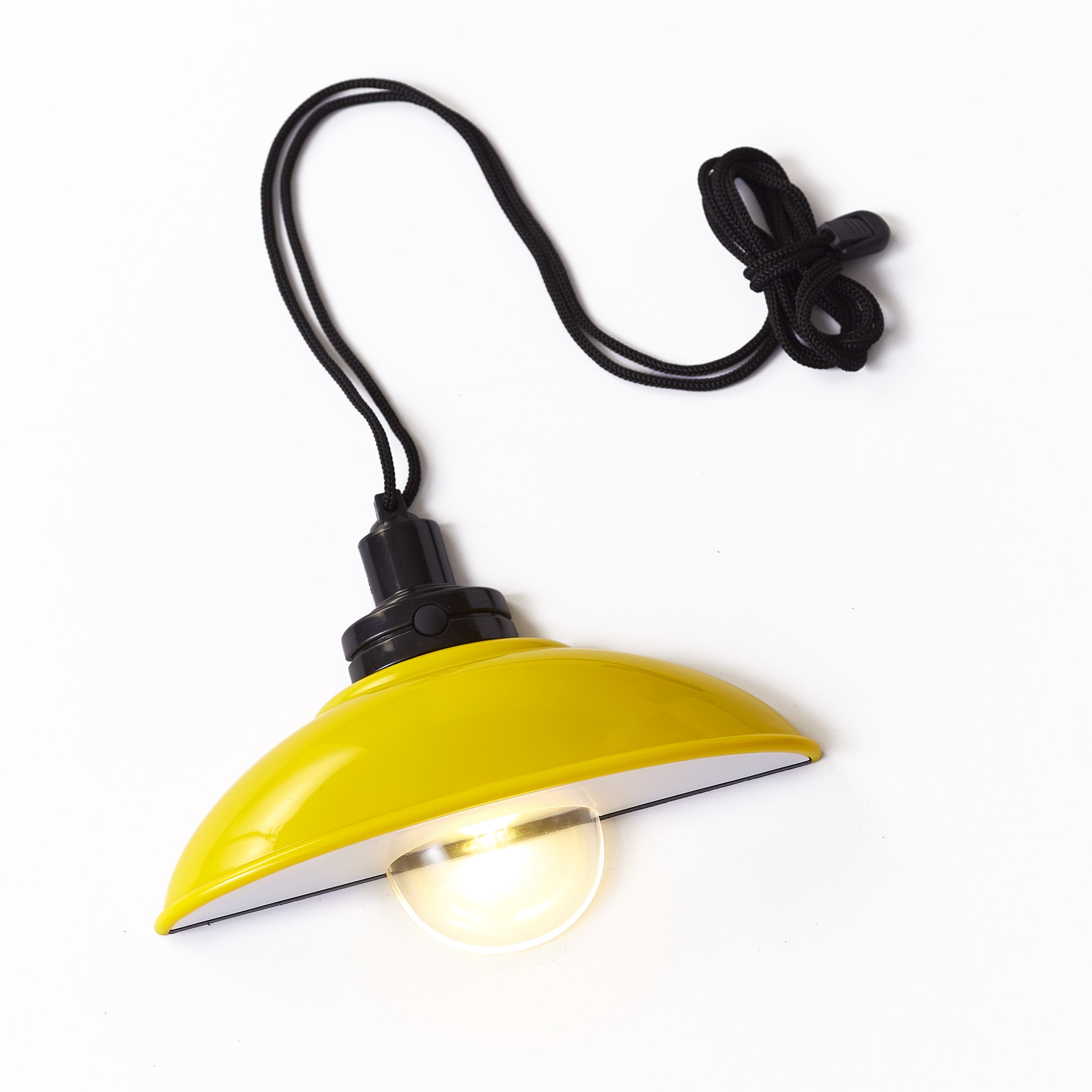 Battery Powered Retro Hanging Half Shade LED Wall Lamp Red