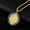 Blue Color, variant on Saint Benedict Medal Necklace 14K Yellow Gold Chains Two-sided Catholic Cross San Benito Pendant Neckla Jewelry Creativity Gift