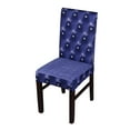 thumbnail image 1 of Funda para silla de imitación piel con estampado 3D, elástica y lavable, ideal para renovar el estilo de tu comedor o eventos especiales. Disponible en varios colores., 1 of 6