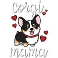 thumbnail image 2 of CafePress - Black Tricolor Corgi -  Round Wood Ornament 4", 2 of 2
