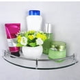 thumbnail image 4 of Shelf Organizerfor Inside Shower,4pcs Glass Corner Shelf Corner Shower Storage Organizer Wall Mounted Shelvesfor Bathroom Advanced Technology, 4 of 10