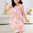 thumbnail image 1 of Qiopertar Grandes Économies de Vacances! Robe Décontractée pour Fille de 1 à 8 Ans Robe pour Enfants Robe Fine pour Fille Robe Princess Col Rond Manches Courtes Imprimé Fluide en Liquidation Offres d'Accès Anticipé, 1 of 6