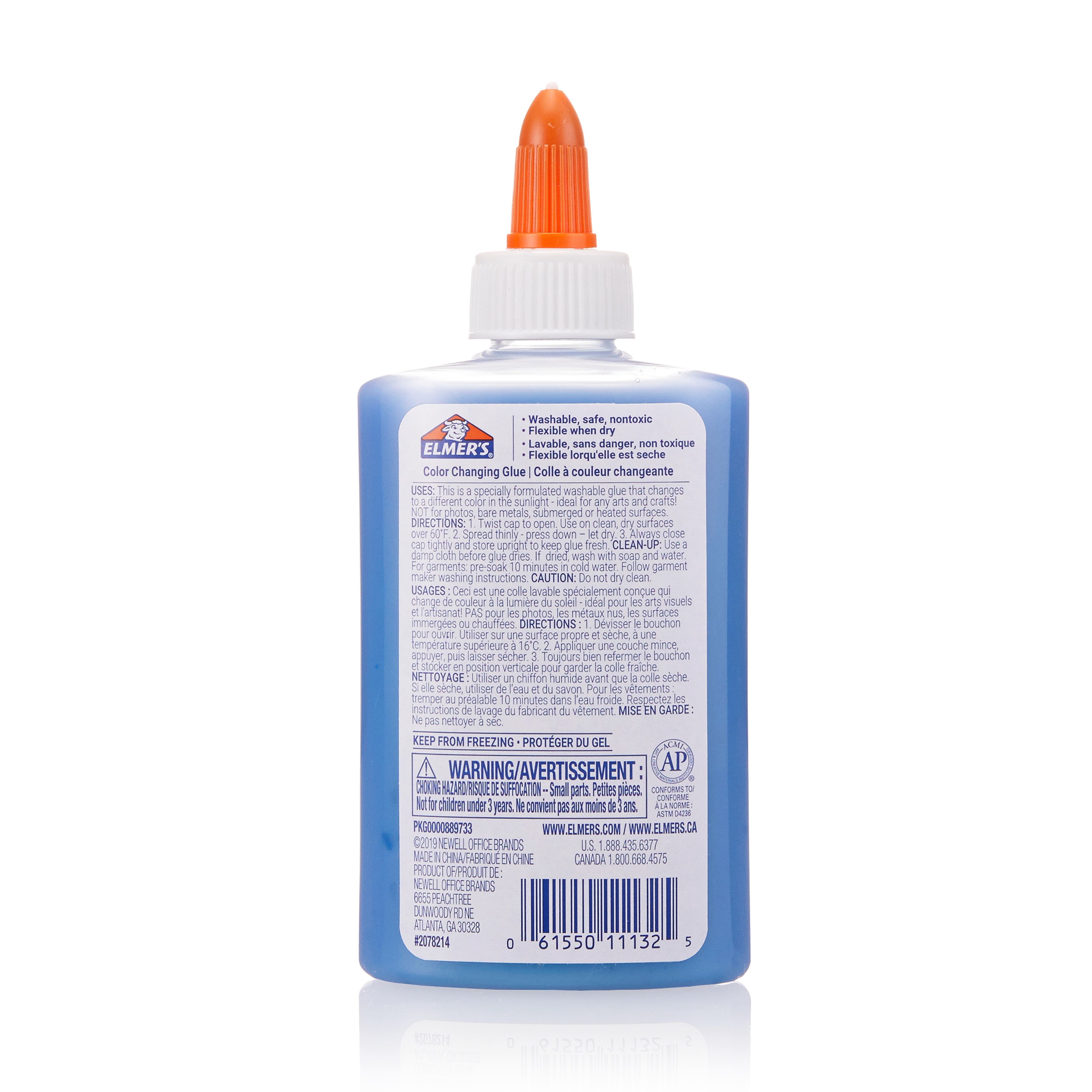 Elmer's Blue Color Changing Glue, 6 Pack