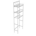 thumbnail image 3 of Dream Bath Over the Toilet Space Saver Bathroom Storage Rack 3 Tier Silver, 3 of 10