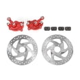 thumbnail image 1 of 140mm Gas Rear Disc Brake Caliper Pad Set Fit For Electric Scooter ATV 49CC, 1 of 8