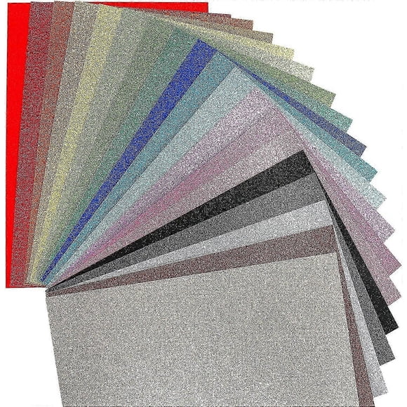 Papel brillante multicolor para manualidades, tamaño A4, 20 hojas de cartulina brillante para manualidades y creación.