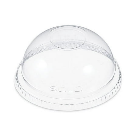 Plastic Dome Lid, Fits 9 oz to 10 oz Foam Cups, Clear, 1,000/Carton