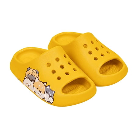 

AnuirheiH Summer Slipper Girl Beach Soft Bottom Non-slip Shoes Kids Sandals Clearance