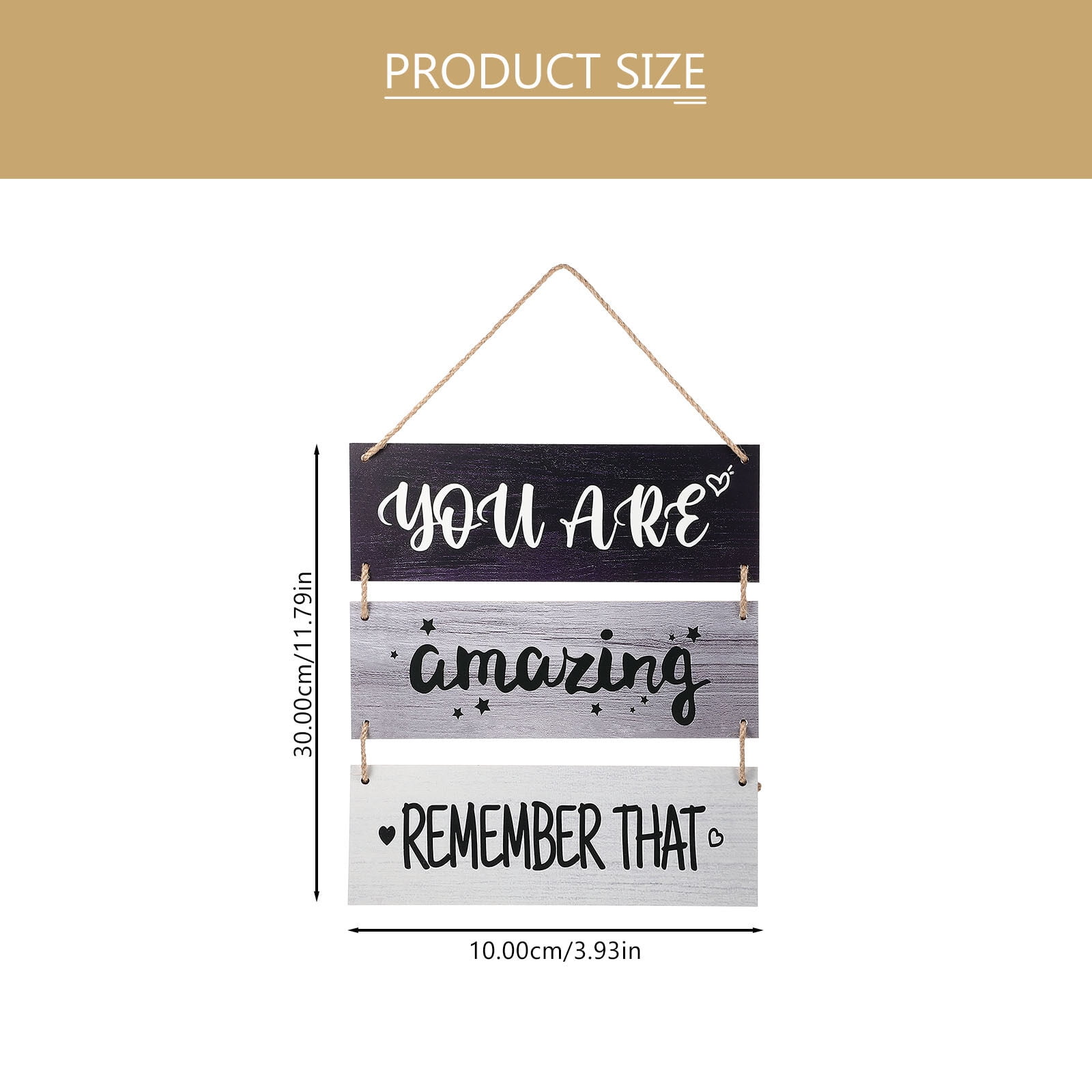 Motivational Wall Sign Inspirational Quote Artwork Rustic Farmhouse