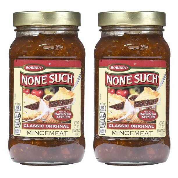 Borden Naturals Mincemeat Pie Filling and Topping (2) 27 Ounce Jar