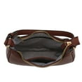 thumbnail image 6 of FashionPuzzle Small Crescent Shoulder Bag Underarm Purse (Coffee), 6 of 7