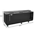 thumbnail image 3 of 95 in. Commercial Bottle Cooler in Black with Built-In Opener, ETL Listed, 30 cu. ft. (KM-BOC95-BK), 3 of 12