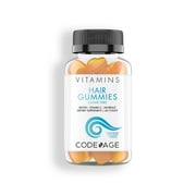 Codeage Hair Vitamins Gummies, Biotin 5000 Mcg, Sugar Free, 60 Ct