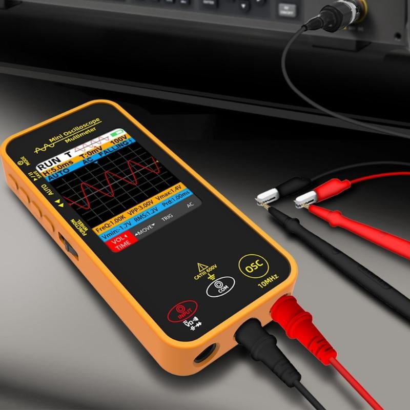 CEORPER Handheld Oscilloscope With 6000 Count Multimeter For Educational Laboratory