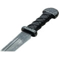 thumbnail image 4 of Windlass Black Maldon Viking Seax Steel Blade Leather Wrapped Grip with Steel Guard and Pommel - Scabbard Included, 4 of 7