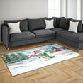 thumbnail image 3 of Hello Winter Alaskan Malamute Frosty Morning Walk Welcome Snowy Christmas Indoor Rug Alaska Mal Dog Lovers Gifts Carpet Living Bed Room Sofa Home Decor - 02018, 3 of 5