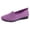 Purple, variant on Duqingm Shoes for Women Dressy Casual Women's Knitted Flat Shoes Lightweight Comfy Loafers Footwear Casual Breathable Mesh Walking Shoes Purple,9.5