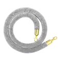 thumbnail image 2 of 1Pcs Rope Velvet 1.5M Crowd Control for Exhibition belts stantions set Celebration Gray, 2 of 9