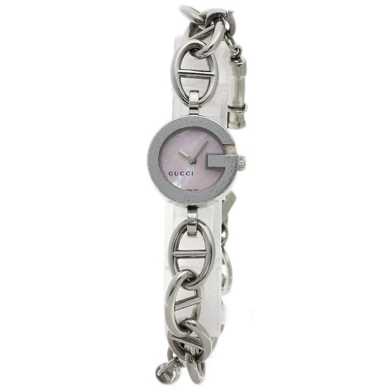 GUCCI 腕時計 チャームブレス ウォッチ GG シルバー 107 GUCCI 腕時計