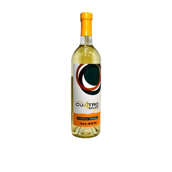 Vino Blanco Cuatro Soles Afrutado 750 ml