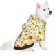 thumbnail image 2 of Fotbe Brown Leaf Sunflower Sudadera con Estampado para Perros Pequeños – Suéter con Capucha para Mascotas, Tela Suave de Forro Polar con Bolsillo-Large, 2 of 7
