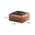 thumbnail image 3 of Giunmcul My Order Record Player Wireless Bluetooth Sound Retro Creatives Mini Portable Card Insert Small Speaker Subwoofer Gift, 3 of 5
