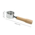 thumbnail image 2 of Porte-filtre sans fond de café de 51 mm avec panier-filtre et remplacement de poignée en bois pour Delonghi Ec680 Ec685 Machine à café-outil Filtres en alliage réutilisables Accessoires d'extraction, 2 of 7