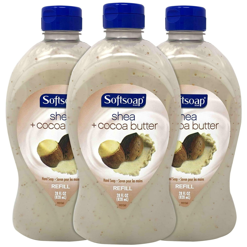 Softsoap Liquid Hand Soap Refill, Cocoa Butter and Shea, 28 Ounce (Pack
