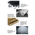 thumbnail image 3 of Square Flange Pin Socket, Square Flange Connector 60V 2A Buckle Locking 5 Pcs Waterproof 7/16in 28UNS Thread  for Automation Equipment, 3 of 7