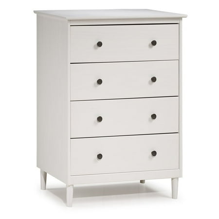4 Drawer Solid Wood Dresser White Walmart Canada