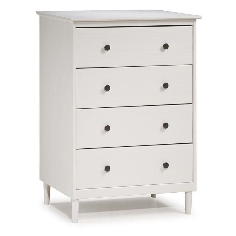 4 Drawer Solid Wood Dresser White Walmart Canada