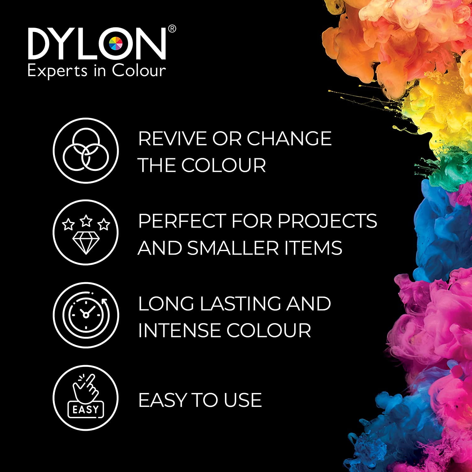 DYLON 2100310101 Leather Dye Shoe 50ml - Black Noir for sale