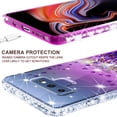thumbnail image 5 of Compatible for Samsung Galaxy Note 9 Case, with [Temper Glass Screen Protector] SOGA Diamond Glitter Liquid Quicksand Cover Cute Girl Women Phone Case [Clear/Purple], 5 of 5
