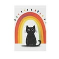 thumbnail image 6 of Yayeee Garden Flag 28" x 40" Double Sided Outdoor Yard Lawn Holiday Decorations, Black Cat Rainbow, 6 of 6