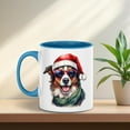 thumbnail image 5 of Hello Winter Border Collie Frosty Morning Walk Welcome Snowy Christmas 11oz Accent Two-tone Mug Borders Dog Lovers Gifts Idea Coffee Tea Cup - 02018, 5 of 5