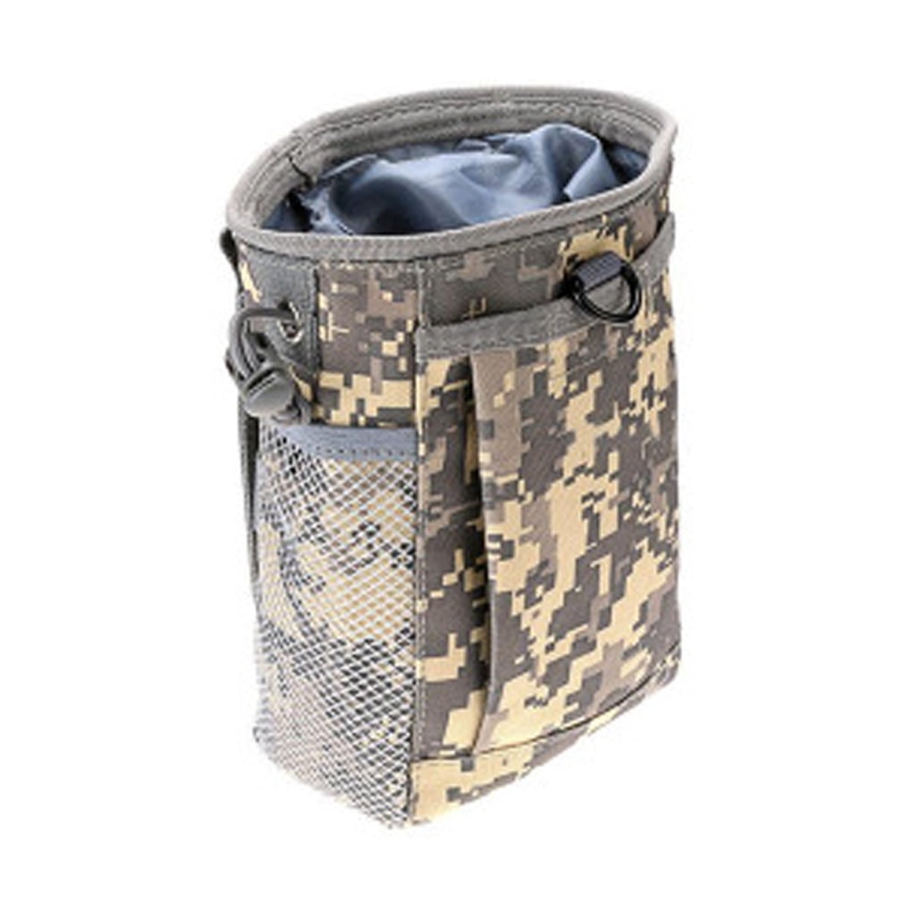 Foldable Camping Hunting Molle Drawstring Pouch Magazine Storage Bag Sack 