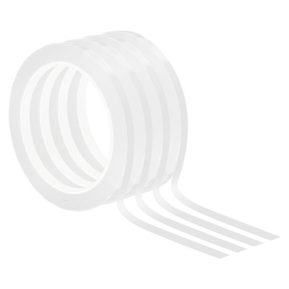 Uxcell 1/4" Whiteboard Tape Thin Dry Erase Tape, White, 4 Pack